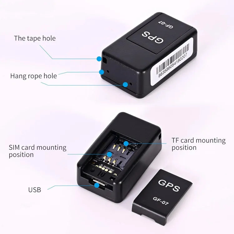 GF-07 Magnetic Mini GPS Tracker – Real-Time Tracking aur Voice Listening