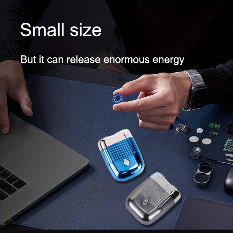 Pocket-Sized Mini USB Electric Shaver - Portable Beard Trimmer & Razor