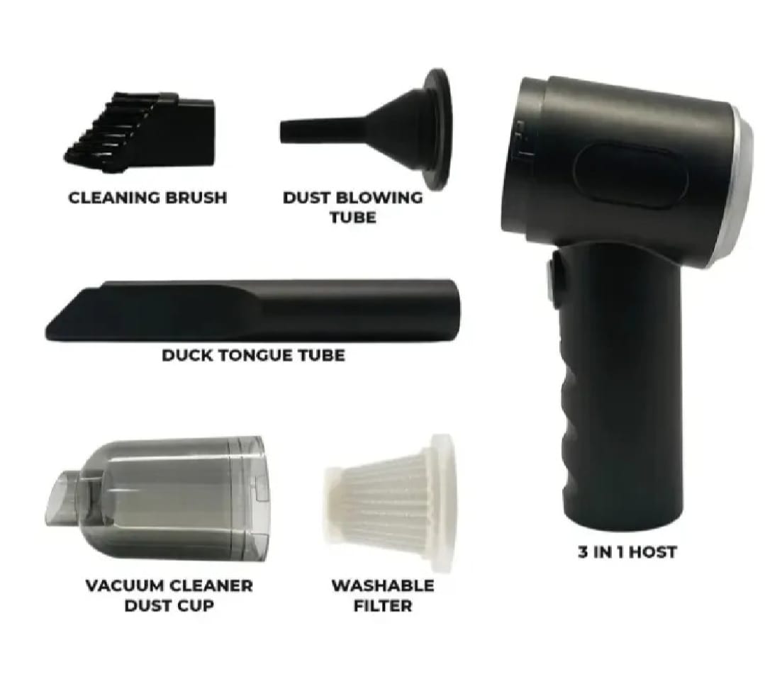 3-In-1 Pro Portable Wireless Vacuum & Blower - Ultra Strong Suction