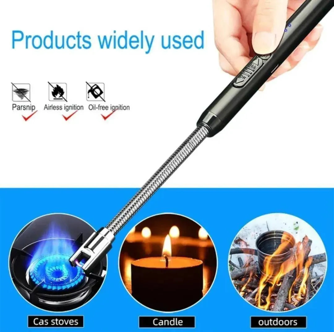 Flexible Arc Plasma Lighter - USB Rechargeable Windproof BBQ & Candle Lighter  Is