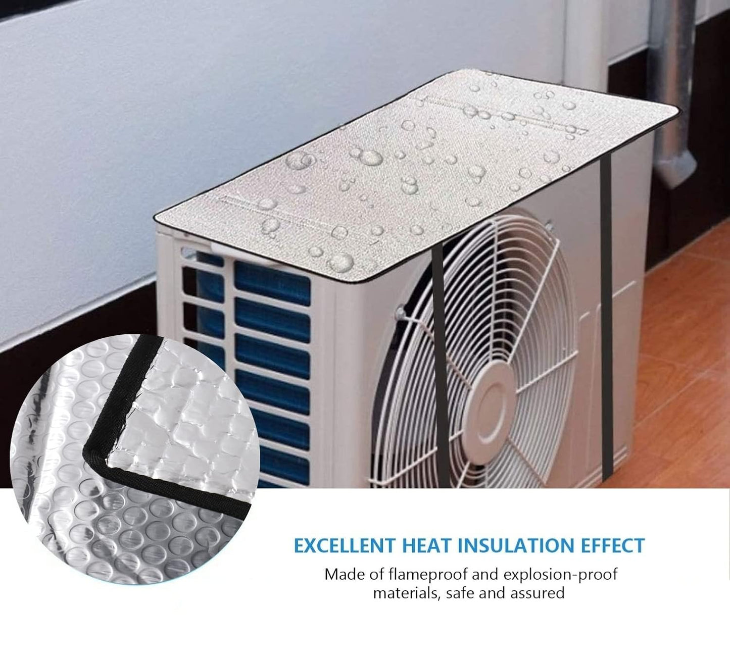 Premium AC Outdoor Protector - Heat Insulation & Waterproof Cover (Universal Size)